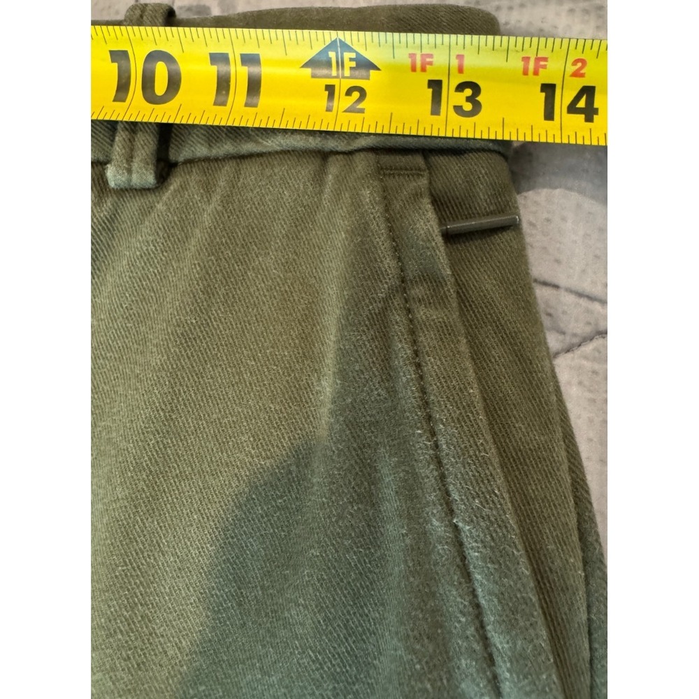 SPANX Straight Leg Twill Pant Women's Small Petite Green - Picture 7 of 10